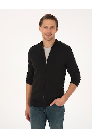 Pierre Cardin Erkek Siyah Hırka Triko 50317409-vr046 Siyah