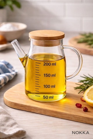 Mini Sosluk Yağdanlık Seti, 2'li Salata Seti, Bambu Stant Diğer
