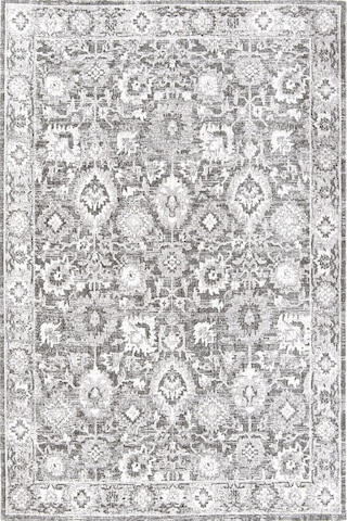 Hoom Rugs Etro 2704 Gri Vintage Desenli Salon Halısı