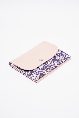 Fabric Craft Bag Kadın Cüzdanı Kumaş, Çıtçıt Kapamalı Gül Kurusu