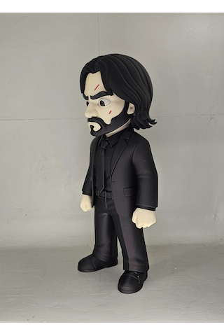 John Wick Büstü 3d Baskı Koleksiyon Figürü