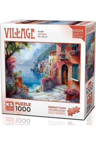 Ks Games 1000 Parça Amalfi Puzzle - Jin Park
