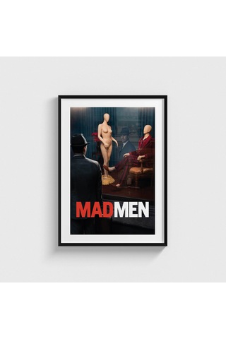 Mad Men Dizi Posteri Tablo Çerçeveli Poster Duvar Dekorasyonu Siyah Çerçeveli Tablo Siyah Çerçeveli Tablo Dn11d517sıyah