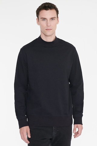 Ac&Co / Altınyıldız Classics Erkek Lacı Pamuklu Standart Fit Normal Kesim Yarım Balıkçı Yaka Sweatshirt