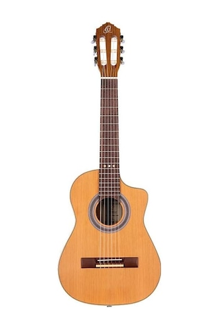 Ortega Rq39e Requinto Series Cutaway Elektro Klasik Gitar Natural