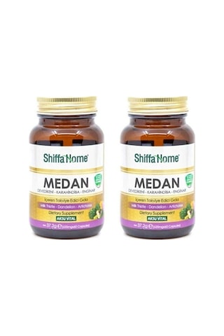 2 Adet Medan Devedikeni-enginar-hindiba 620 Mg-60 Kapsül