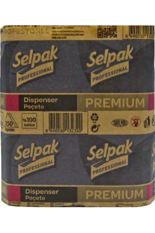 Selpak Professional Selpak Premıum Dispenser Peçete 18*250 Adet 3 Kat Selpak Dispenser Peçete 3