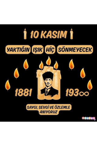 10 Kasım Okul Pano Süsü 7