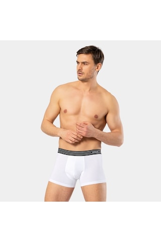 Cacharel Erkek 3'lü Boxer 1320/beyaz-siyah-gri KARIŞIK RENK