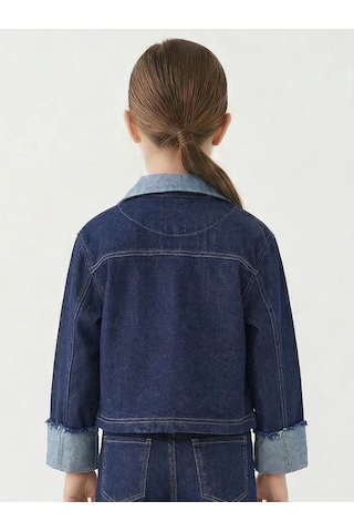 Xo Kids Kız Çocuk Ceket 4-13 Yaş 26131 Mavi
