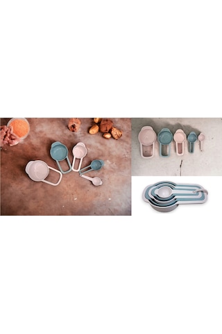 5 Adet Renkli Ölçü Kaşık Seti