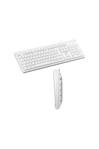 Lecoo, Kb101 Usb Kablolu Beyaz Türkçe Q Klavye