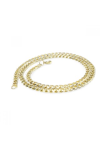 Çelik Erkek Zincir Kolye 1.6mm 9186 Altın