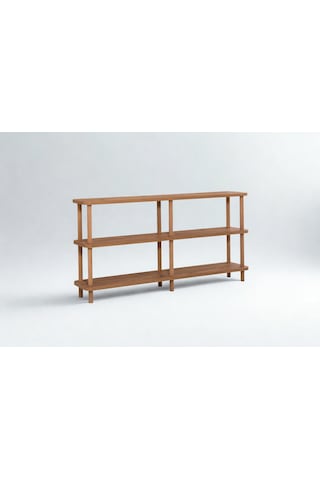 Dublin Vega Kitaplık Natural 150x35x75 Cm Atlantik Çam