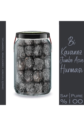 3'lü Gurme Hurmalar Kudüs Hurması Medine Hurması Acve Hurma 3x660cc. Bi Kavanoz Jumbo Seçme Hurmalar Diğer