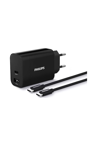 Philips Dlp2621c Usb-a Ve Usb-c Bağlantısı Type-c Kablolu Duvar Şarj Adaptörü-dlp2621c/12