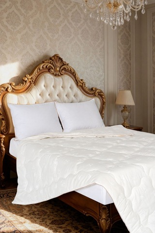 Varol Pure Cotton Tek Kişilik %100 Pamuk Yorgan 155x215 Cm Doğal, Nefes Alabilen Bez Çantalı Krem