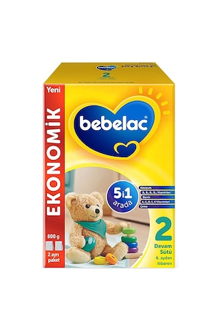Bebelac 2 Devam Sütü 6-9 Ay 800 G