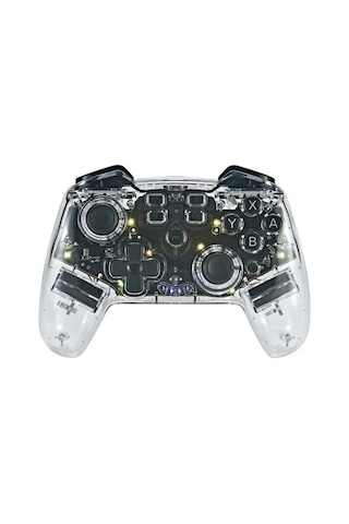 T23 Max Nintendo Switch Pro Controller Kablosuz Şeffaf