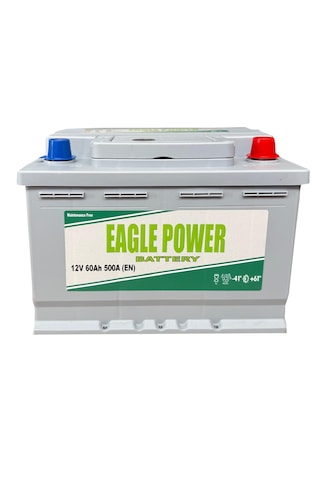 12v 60ah Otomobil Aküsü 2025 Üretim 2 Yıl Garanti
