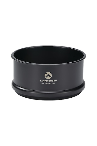Mufunye Kamping Ve Piknik İçin Ti Kaplı Paslanmaz Çelik Ocak, Sierra Kaserası İle Kullanıma Uygun, Gıda Buharlamak İçin Taşınabilir Buhar Tepsisi - Siyah Bks-362 Siyah