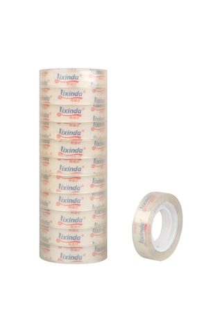 Jeemson 18mm 20y Transparan Öğrenci Ve Ofis Şerit Bandı - 8 Adet Paket 8