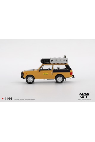 1:64 Ölçek Mini Gt 1981 Land Rover Range Rover C.swoboda & K.mentel Diecast Metal Minyatür Model Araba 5cm