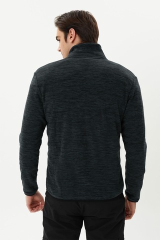 Exuma Erkek Tam Fermuarlı Polar 2112126 065-dark Grey