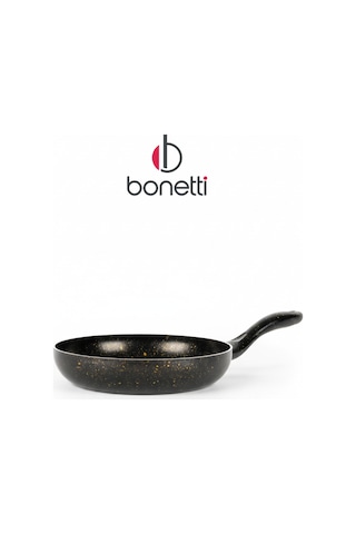 Bonetti Granit Tava - 20 Cm Siyah Siyah