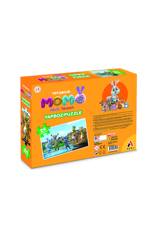 Trt Çocuk Tavşan Momo 24'Lü Puzzle