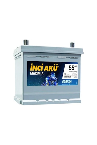 İnci 12V 55 Ah Dar Japon Tip Akü (Honda Cıvıc)