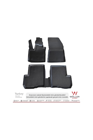 Dacia Lodgy Paspas 2013 2021 Arası 3D Havuzlu Wöller Paspas