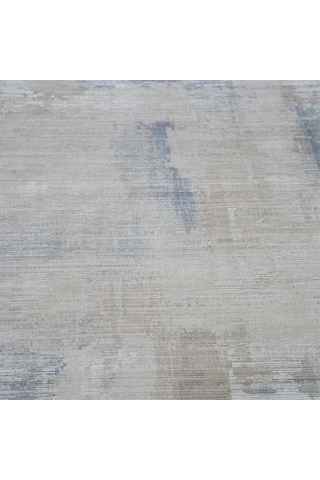 Otantik Modern Eskitme Saçaklı Dokuma Salon Halısı Krem Mavi Vizon 200x290 Cm 11
