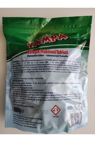 Tampa Bulaşık Makinesi Tableti Hepsi Bir Arada 2 Paket