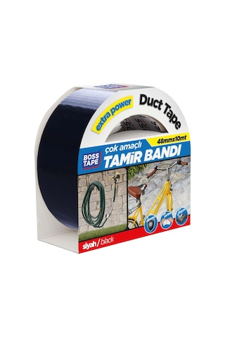 Duct Tape Tamir Bandı -Siyah- 48Mmx10Mt