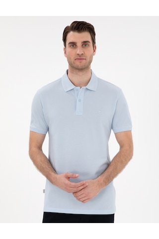 Pierre Cardin Erkek Açık Mavi Tişört Basic 50302561-vr003 Açik Mavi