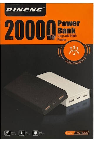 Pineng Pn-555 20.000 Mah Powerbank Siyah