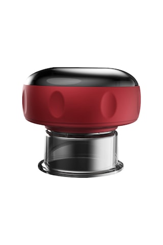 Lemestar Elektrikli Vakum Kan Grubu Ve Skraping Aleti - 6 Seviye Lcd Kontrol, Isıtma Ve Şarj Edilebilir Akupunktur Masaj Cihazı Kırmızı Kırmızı