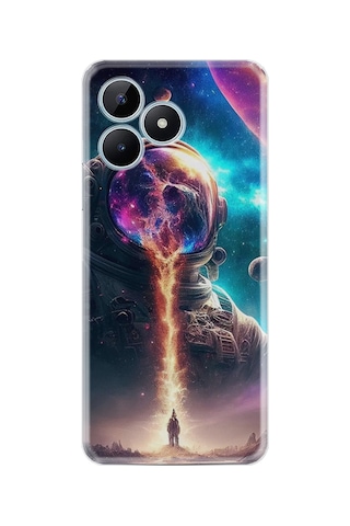 Realme Note 50 4g Kılıf Hayat Serisi Desenli Astronot Power-ürün Kodu 2010