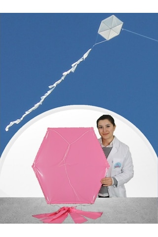 Naylon Altıgen Düzrenk Uçurtmalar Orta Boy