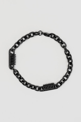 Modern Stil Çelik Erkek Bileklik Siyah