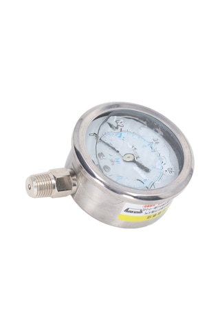 Tenfowee Stainless Steel Vakum Basınç Ölçer - 1/4" Npt Bağlantı, Çift Ölçekli, 0-1 Mpa Aralığı, Su Ve Yağ İçin Uygulanabilir