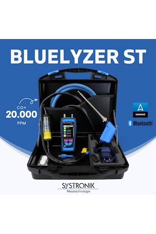 Systronik Bluelyzer St Allrounder Set Baca Gazı Analiz Cihazı