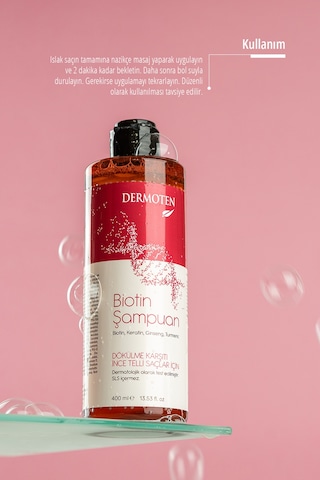 Dermoten Biotin Dökülme Karşıtı Şampuan 400 ML