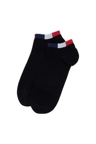 U.S. Polo Assn. Erkek 2'li Patik Çorap Siyah