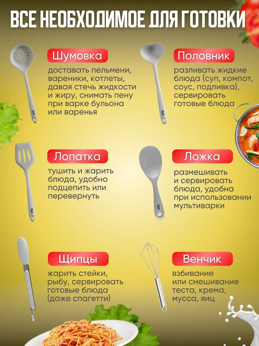 Etes Mutfak Silikon Spatulalar Seti 370283363 Gri