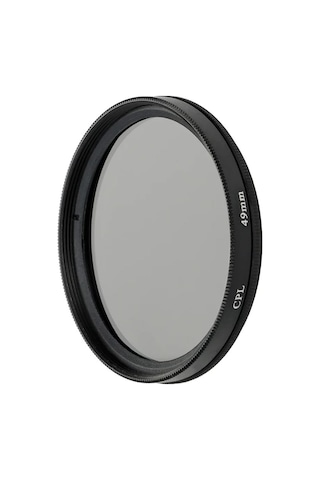 49mm Cpl Polarize Filtre Dairesel Polarizasyon, Yansıma Azaltıcı, Metal Çerçeve