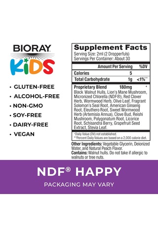 Bıoray Kids Ndf Happy Peach Removes Unwanted Organisms That Can Trigger Irritability