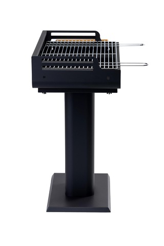 Mss Grill Çelik Izgara Mangal Ahşap Kömürlü 67x40