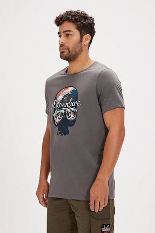 Bad Bear Bean Erkek Tişört-5595 Asphalt Antrasit